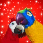 talking parrot couple free android application logo